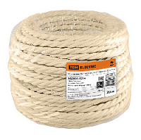 Ретро кабель витой ГОСТ (20 м.) 3*2.5, бежевый, SQ2801-0214 TDM ELECTRIC, серия Эко