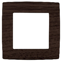 Дизайнерская рамка 1 местная, венге, Б0014750 Эра, серия 12
