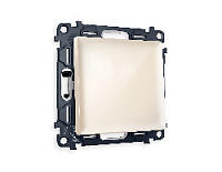 Комплект механизма 1-кл проходного выключателя, бежевый глянец, MA301020 Ambrella Volt, одноклавишный