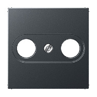 Накладка розетки TV-FM, антрацит, A561BFPLTVANM Jung, серия A