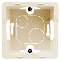 Подъемная коробка для наружного монтажа 1 местная, слоновая кость, 673981 Legrand, серия Inspiria