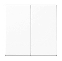 Двойная клавиша выключателя, белый, A595WW Jung, серия A