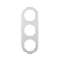 Дизайнерская рамка из металла 3 местная, алюминий, 10132074 Berker