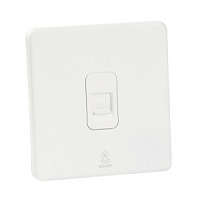 Дизайнерская розетка компьютерная RJ45 кат. 6 Mira Белый лед, BMWIRJ456 Bonze