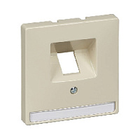 Центральная плата розетки RJ-11 или R-J45, бежевый, MTN291844 Schneider Electric, серия Merten Antique