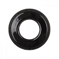 Рамка 1 местная, черный, овал, BF2-610-03 BIRONI