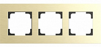 Дизайнерская рамка 3 местная, шампань, 81003ACG Wedder, серия R3