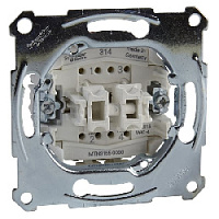 Механизм кнопочного выключателя с замыкающим контактом, MTN3155-0000 Schneider Electric, двухклавишный