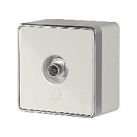 Дизайнерская розетка ТВ, слоновая кость, W5083003 Werkel, оконечная, серия Gallant