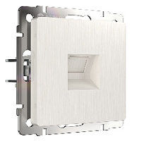 Дизайнерская розетка RJ-45, перламутровый рифленый, W1181013 Werkel