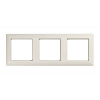 Дизайнерская рамка ударопрочная 3 местная, бежевый, AS583BF Jung, серия AS 500