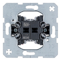 Механизм выключателя, 3035 Berker, двухклавишный