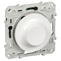 Дизайнерский светорегулятор 20-420 Вт, белый, S52R515 Schneider Electric, диммер, серия Odace