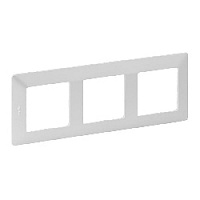 Дизайнерская рамка 3 местная, жемчуг, 754143 Legrand, серия Valena Life