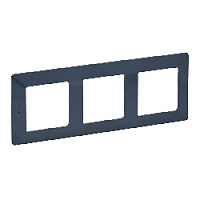 Дизайнерская рамка 3 местная, лазурь, 754093 Legrand, серия Valena Life