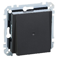 Центральная плата для телефонного разъема, антрацит, MTN295514 Schneider Electric, серия Merten System M