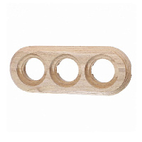 Рамка 3 местная, натурэль, BF1-630-10 BIRONI