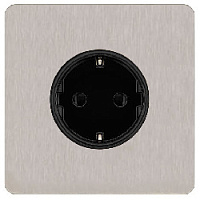 Ретро розетка с/з электрическая Ultimate II Ледяной шифон, G827-86-SS T&J Electric