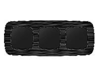 Дизайнерская рамка из металла 3 местная, черный, OF580503 Ambrella Volt