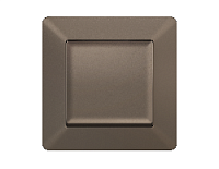 Дизайнерская рамка из термопластика 1 местная, темная бронза матовый, AF110631 Ambrella Volt