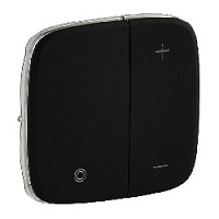 Накладка нажимного светорегулятора, антрацит, 752088 Legrand, серия Valena Allure