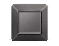 Дизайнерская рамка из термопластика 1 местная, антрацит серый, AF110651 Ambrella Volt