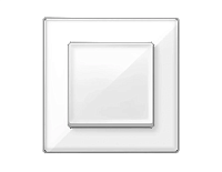 Дизайнерская рамка из оргстекла 1 местная, белый / серебро, AF580131 Ambrella Volt