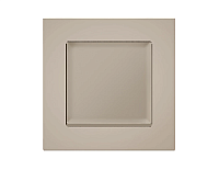 Дизайнерская рамка из термопластика 1 местная, серо-бежевый матовый, AF220361 Ambrella Volt