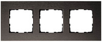 Дизайнерская рамка 3 местная, мокко, 81003AZ Wedder, серия R3