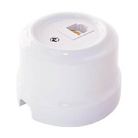 Ретро розетка компьютерная RJ-45 cat.6, белый, 32110 Lindas