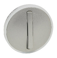 Клавиша для бесшумного выключателя с подсветкой, титан, 065103 Legrand, серия Celiane