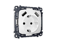 Комплект механизма электрической розетки 2USB A+A 18W (быстрая зарядка) с/з, белый матовый, MO129010 Ambrella Volt