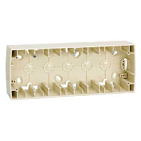 Коробка для открытого монтажа, высокая, 3 местная, слоновая кость, 82771-31 Simon, серия 82