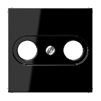 Накладка розетки TV-FM, черный, A561PLTVSW Jung, серия A