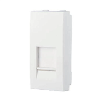 Накладка малая для розетки телефонной, компьютерной RJ, белый, 853104-1 LK Studio, серия LK45