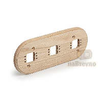 Тройная накладка на плоскость, ясень, R3-0 naBrevno, серия Ретро