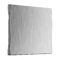 Клавиша выключателя перекрестного серебряный рифленый, W1119009 Werkel