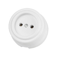 Розетка без заземления белый, SQ1820-1011 TDM ELECTRIC, серия Виви