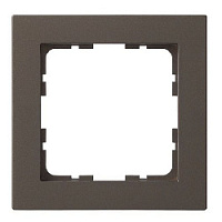 Дизайнерская рамка 1 местная, мокко, 81001SCAZ Wedder, серия R1