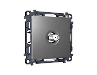 Комплект механизма TV розетки SAT 5-2400MHz 3.5dB , антрацитовый, MA663050 Ambrella Volt