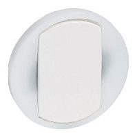 Клавиша выключателя с контурной подсветкой, белый, 065004 Legrand, серия Celiane