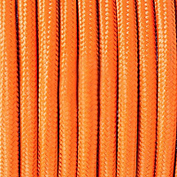 Ретро кабель электрический 2*0.75, оранжевый, Cab.M15 Merlotti cavi