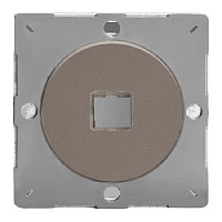 Монтажная ретро плата для разъема RJ-45 Pewter Effect, олово, EGD1R Varilight