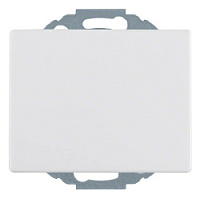 Дизайнерская розетка с заземлением и с крышкой, полярная белизна, глянцевый, 47470069 Berker, серия Arsys