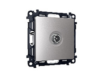 Комплект механизма TV розетки оконечной 50-870 MHz 1dB, сталь матовый, MA513010 Ambrella Volt