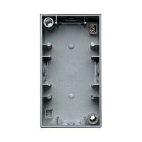 Коробка для наружного монтажа 2 местная, алюминиевый, матовый, 10429939 Berker, серии S.1