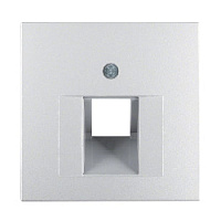 Центральная панель розетки UAE, алюминиевый, матовый, 14071404 Berker, серии S.1/B.3/B.7