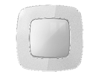 Дизайнерская рамка из оргстекла 1 местная, серебро, OF320401 Ambrella Volt