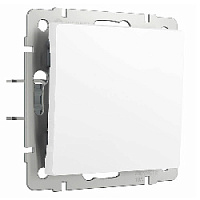 Дизайнерский выключатель, белый матовый, W1110061 Werkel, одноклавишный
