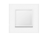 Дизайнерская рамка из термопластика 1 местная, белый матовый, AF250121 Ambrella Volt